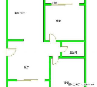 东昌湖周边名人苑一期，两室两厅，简单家具，拎包即住 - 聊城28生活网 lc.28life.net